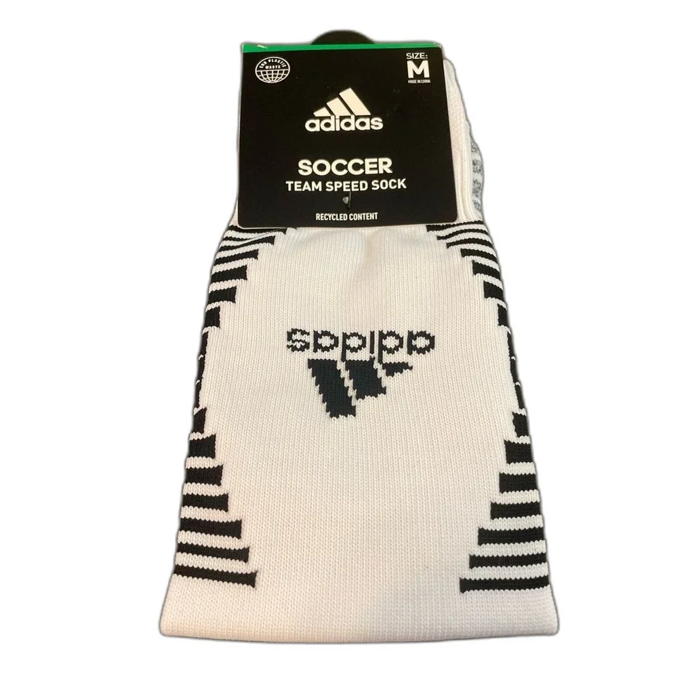 adidas Team Speed 3 Soccer Socks (1 Pair) Medium new